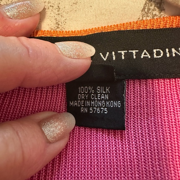 Adrienne Vittadini  Striped Sweater Size M - Picture 6 of 6